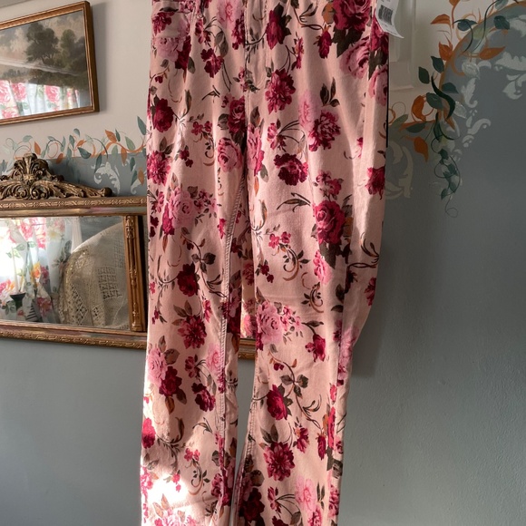 Size 30 Driftwood  pinwheel, corduroy floral jeans - Picture 2 of 6